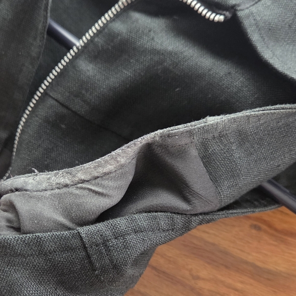 100% Linen Classic Black Sleeveless Dress Donna Morgan Size 4 - Picture 13 of 15